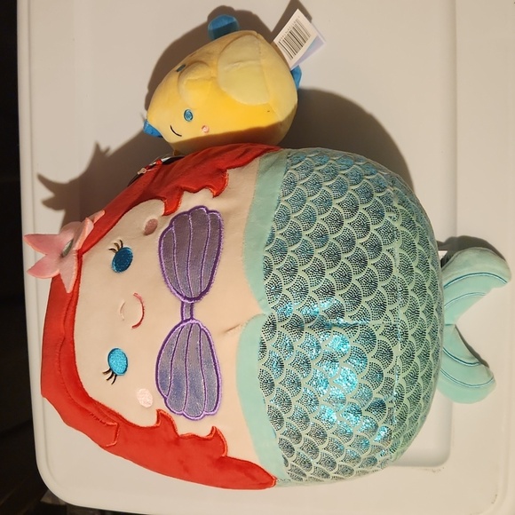 Disney Little Mermaid Plush, Journal and Waterbottle - Picture 2 of 7